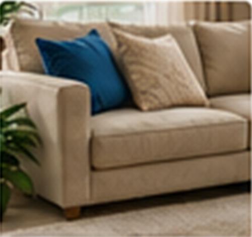 Freshly cleaned upholstered furniture